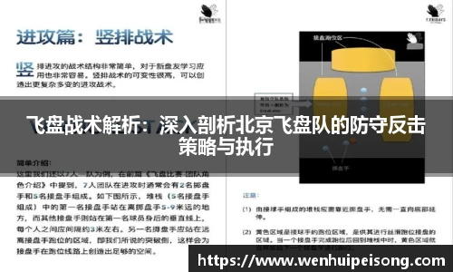 飞盘战术解析：深入剖析北京飞盘队的防守反击策略与执行